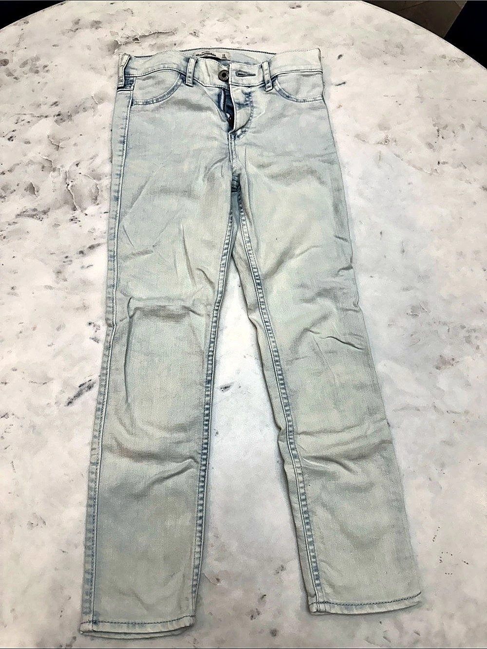 Abercrombie girls Skinny Jeans Blue Waist 12